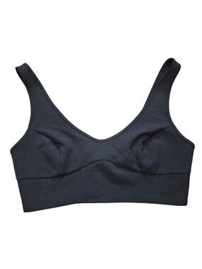 Sincerely Jules Sports Bra Adjustable Hook Back Black Medium